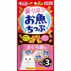 CIAO 貓小食 -  香り立つお魚ちっぷ まぐろ節味 4g×3袋