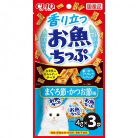 CIAO 貓小食 -  香り立つお魚ちっぷ まぐろ節・かつお節味 4g×3袋