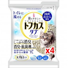PGT 日本7+1 - 圓片豆腐貓砂 7Lx4包 /每包$95=$380