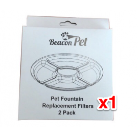 Beacon Pet 寵物花花(小花)飲水機炭濾芯 2塊/盒 - 寵物花花(小花)飲水機及加強版LED用 (只有1盒)