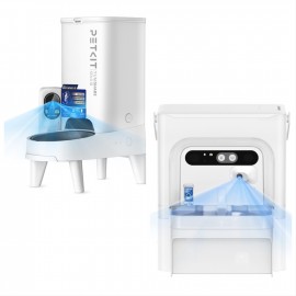Petkit Yumshare Solo 2 Al鏡頭智能鏡頭餵食器 + 07 Eversweet Ultra AI鏡頭淨污分離飲水機 Smart Pet Drinking Fountain套裝優惠 [原裝行貨，提供一年保養] 