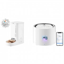 Petkit Eversweet 3 Pro UV殺菌無線水泵智能飲水機 Smart Pet Drinking Fountain + Fresh Element Solo 智能餵食器 套裝優惠 [原裝行貨，提供一年保養] 