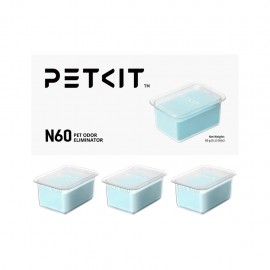 Petkit - N60除臭方塊 - 3個/盒 (本產品適用於PUROBOT CRYSTAL DUO / PUROBOT MAX PRO智能全自動貓廁所）