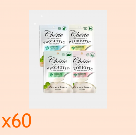 Cherie  乳酸菌主食貓餐包系列優惠套裝 (可混味) 40g x 60包 /每包$6  =$360