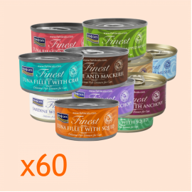 Fish4Cats 貓罐頭 - 60罐優惠套裝 (可混味) 70gx60 /每罐$11.6=$696