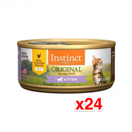 Instinct 本能 - 無穀物幼貓配方優惠套裝 5.5oz x24罐 /每罐$24.50=$588