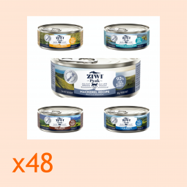 Ziwi Peak 巔峰貓罐頭 - 48罐優惠套裝 (可混味)  85g x48罐 /每罐$28.5 =$1368