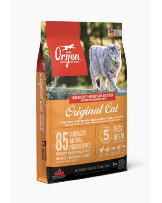 Orijen 全貓(雞肉) Original Cat  1.8kg 加拿大 - 原裝行貨 雷射標籤 (只有1包, 21-03-2027到期)